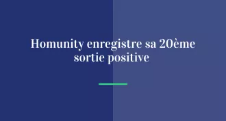 Homunity enregistre sa 20ème sortie positive