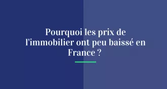 Pourquoi les prix de l'immobilier ont peu baissé en France ?